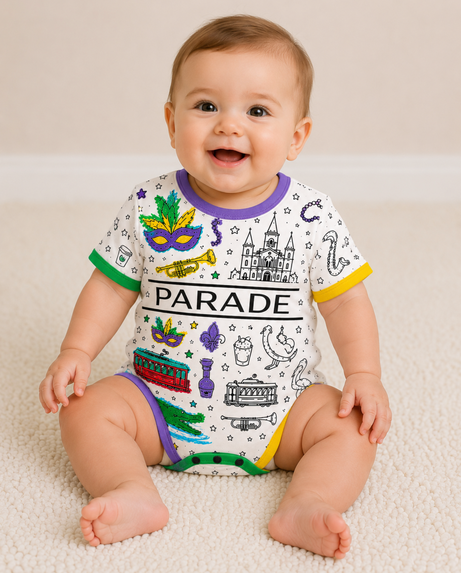 PARADE Classic Infant Coloring Book Matching Set