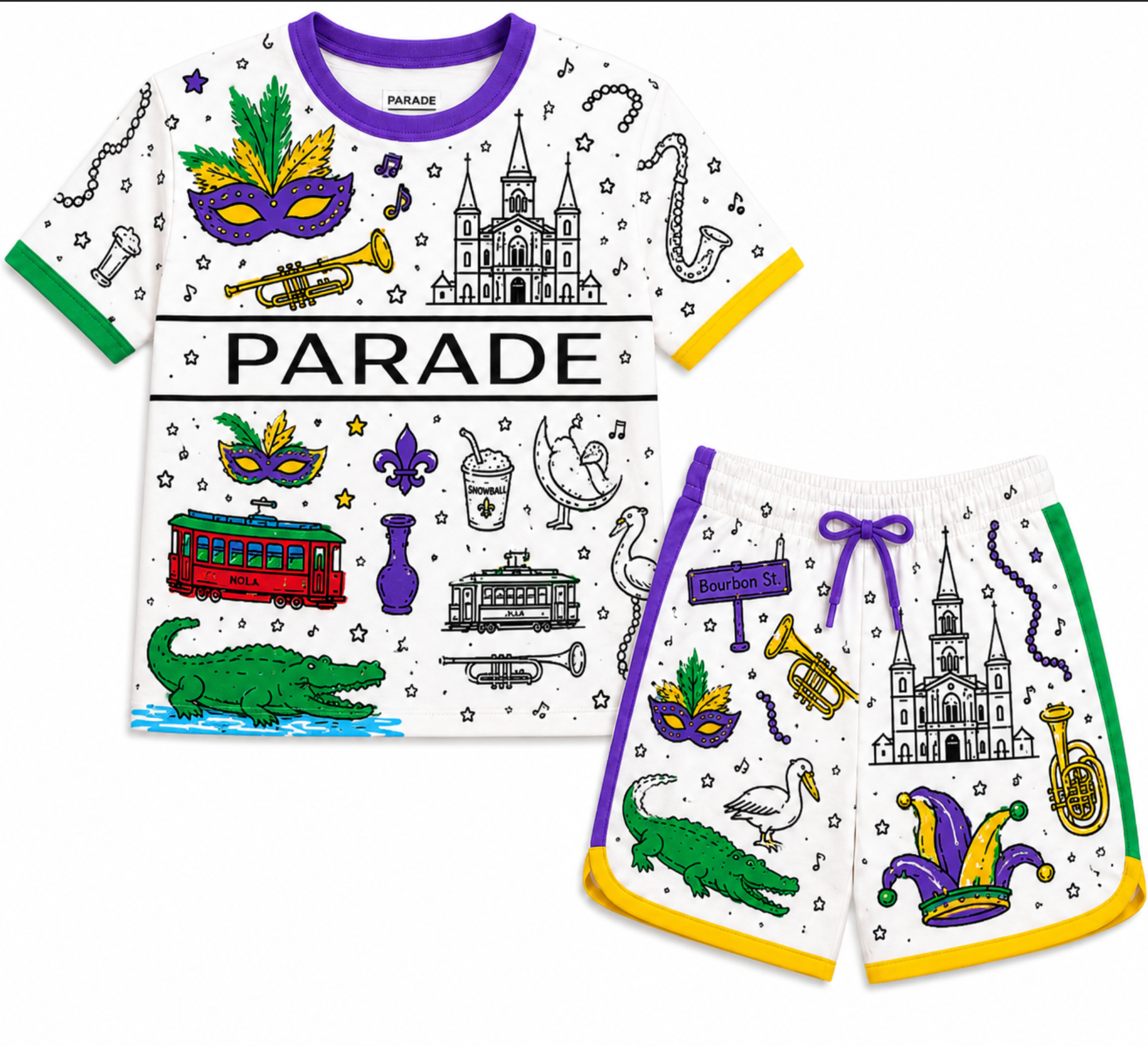 PARADE Classic Kids Coloring Book Matching Set