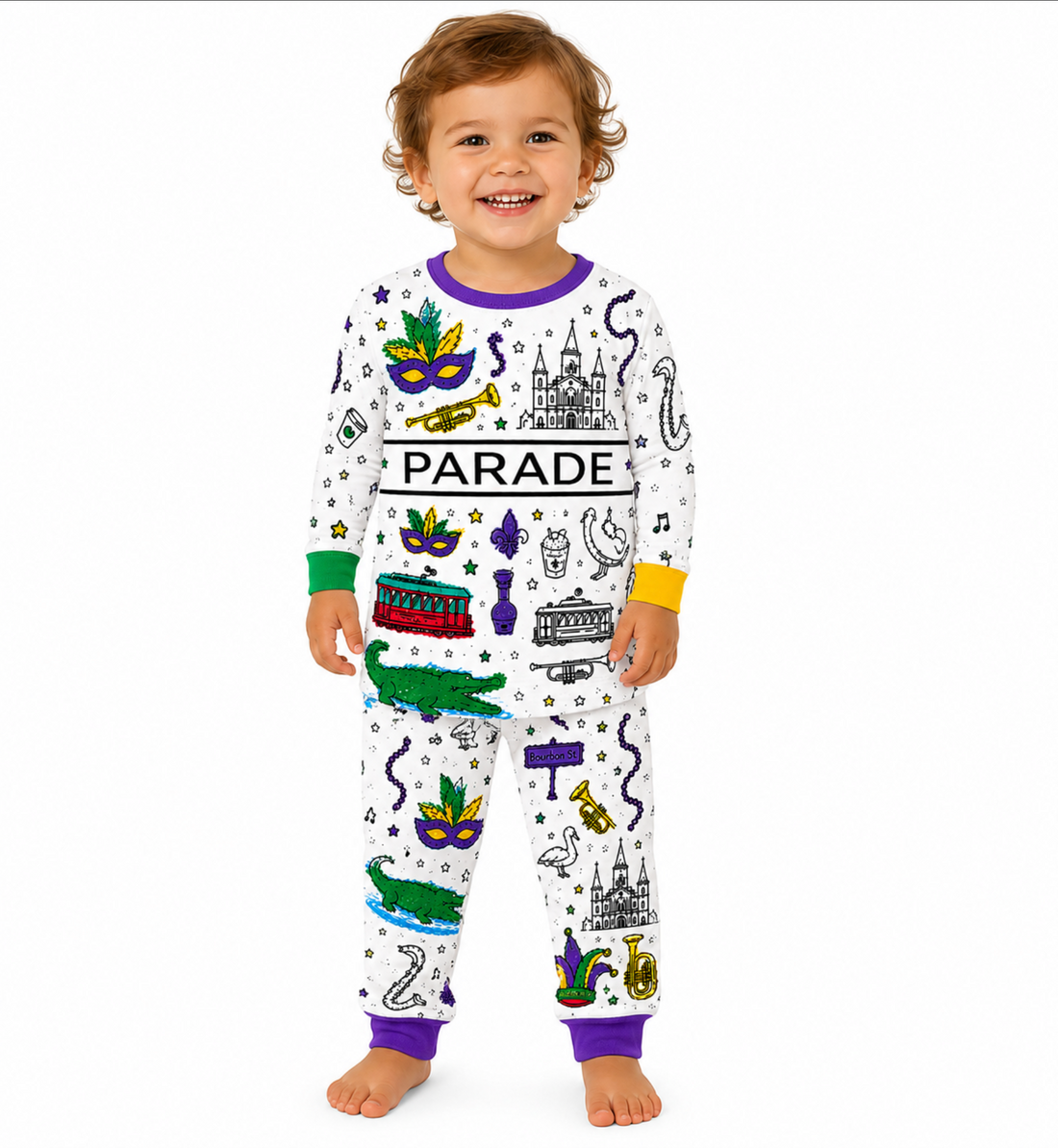 PARADE Classic Kids Coloring Book Pajama Set