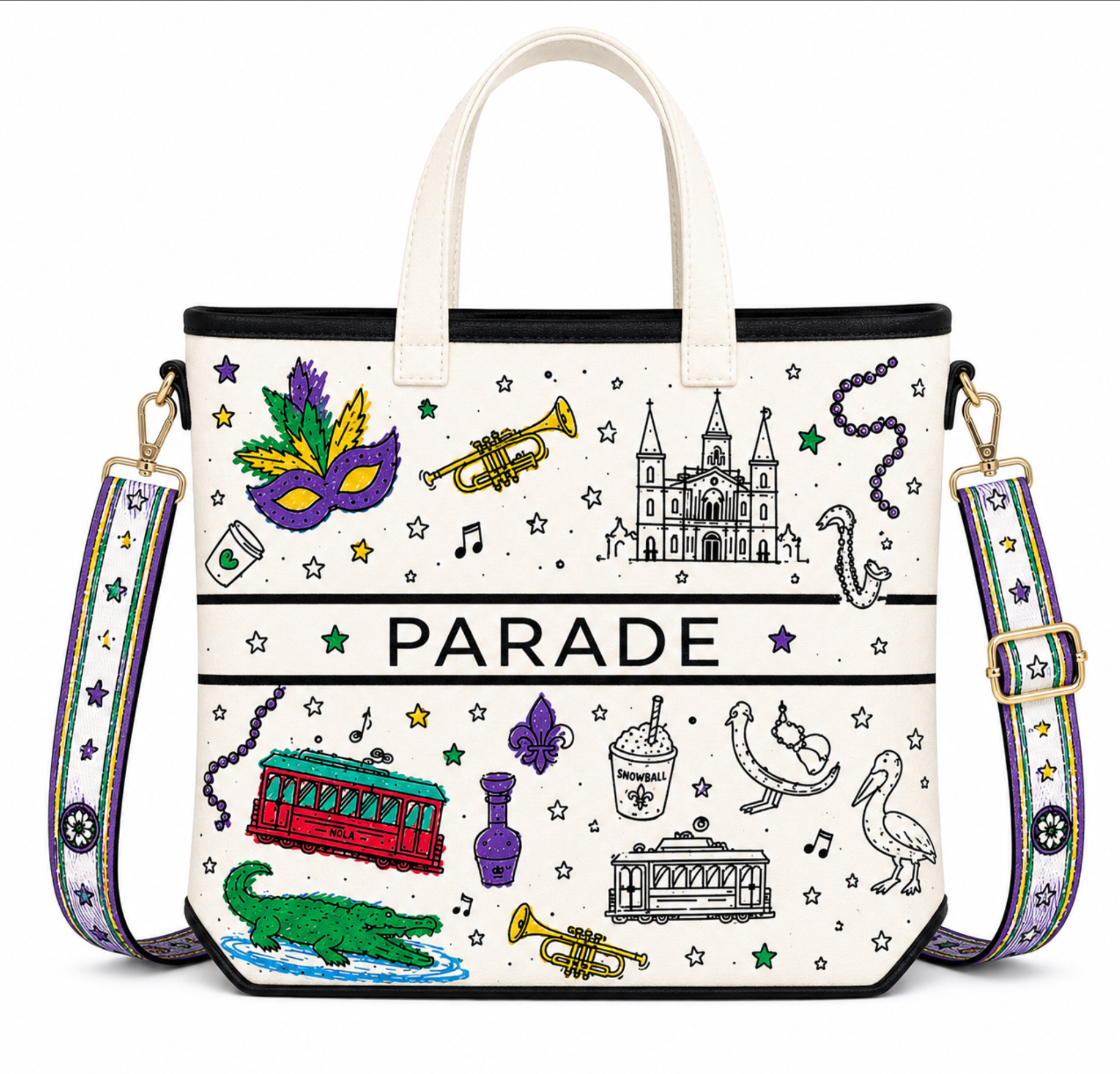 PARADE Classic Kids Coloring Book Canvas Bag
